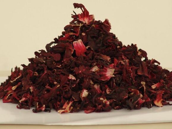 dried hibiscus flower